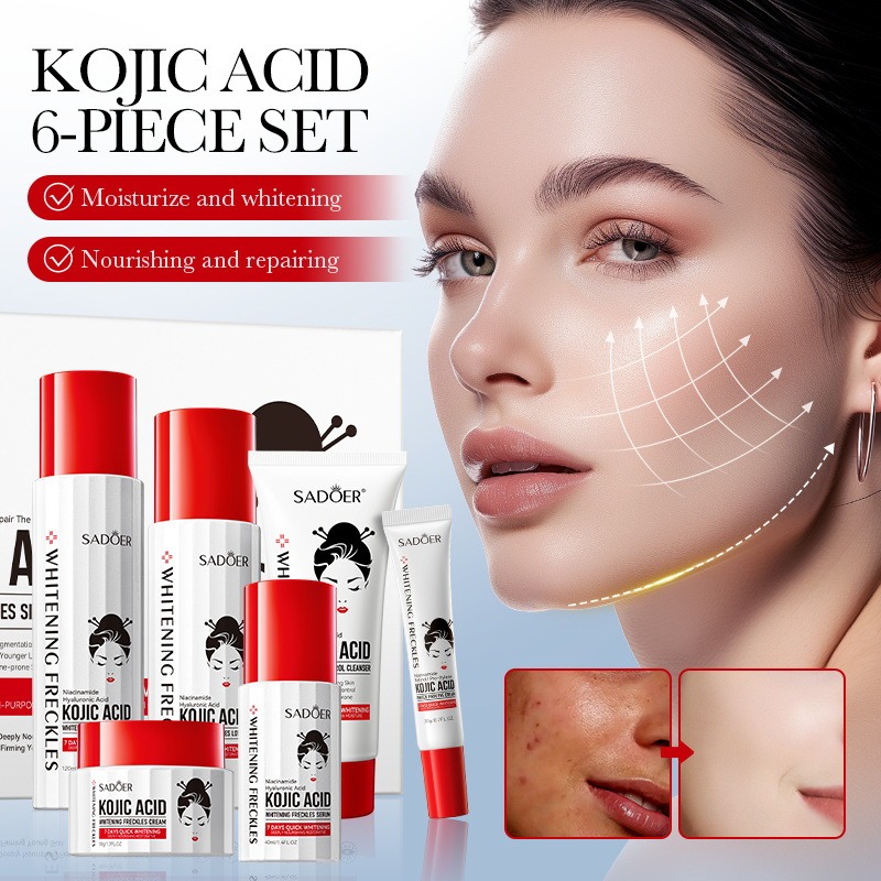 Anti-Aging Face Cream - Kojic Acid Whitening Skin Care Set