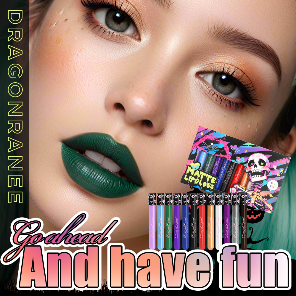 Creative Matte Lip Glaze 12 Sh - đánh giá và giá Beauty Vampire Makeup