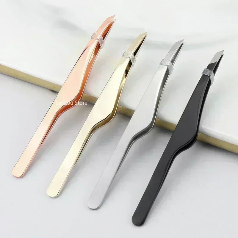 Eyebrow Tweezers Slant Stainle - đánh giá và giá Beauty Flower Makeup