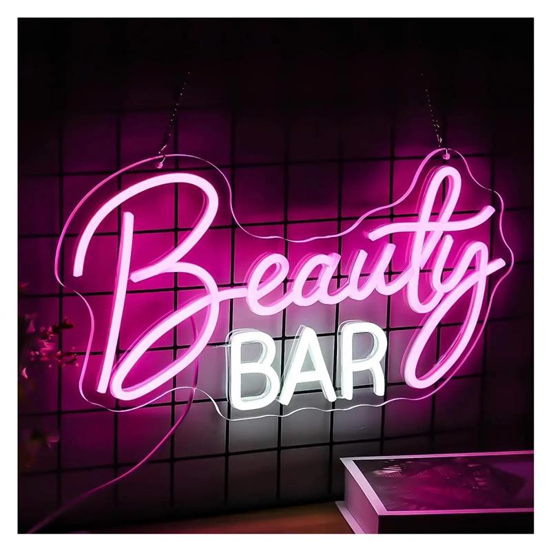 Beauty Bar Neon Sign Dimmable  - đánh giá và giá Beauty Makeup Bar