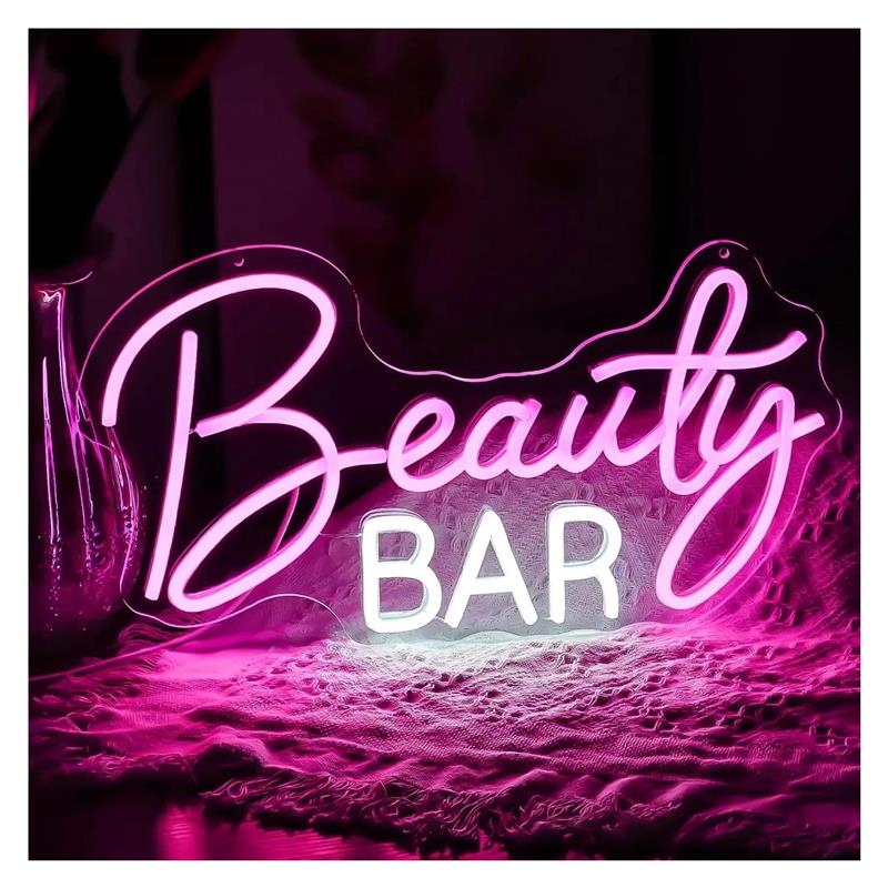Beauty Bar Neon Sign Dimmable  - đánh giá và giá Beauty Makeup Bar