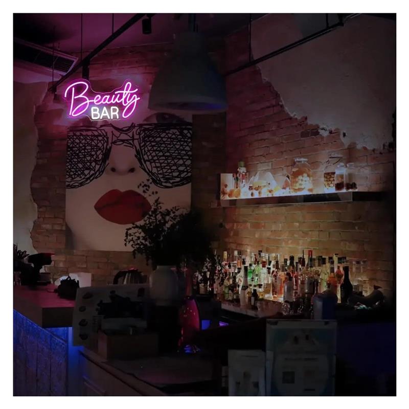 Beauty Bar Neon Sign Dimmable  - đánh giá và giá Beauty Makeup Bar