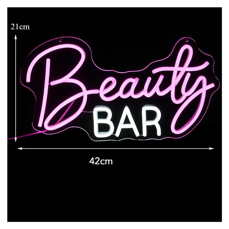 Beauty Bar Neon Sign Dimmable  - đánh giá và giá Beauty Makeup Bar