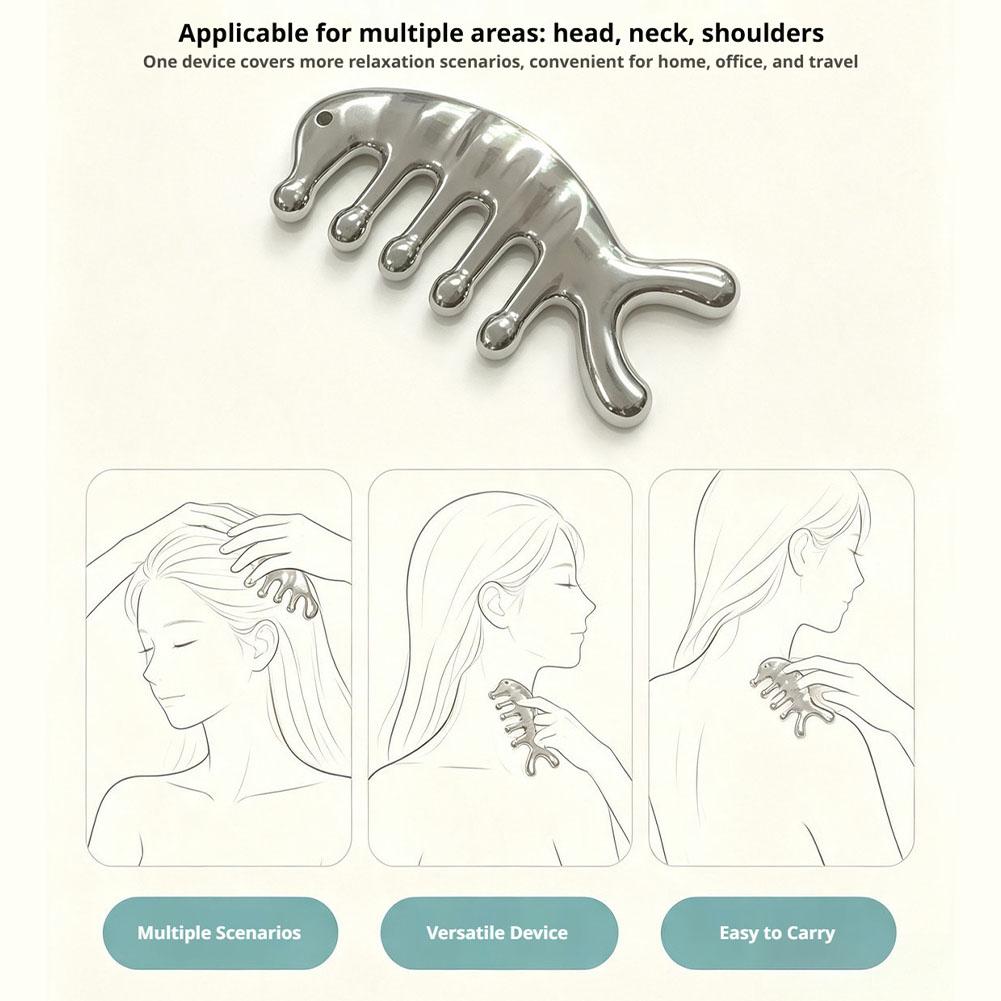 Multifunctional Massager Comb  - đánh giá và giá Hair Scalp Massager