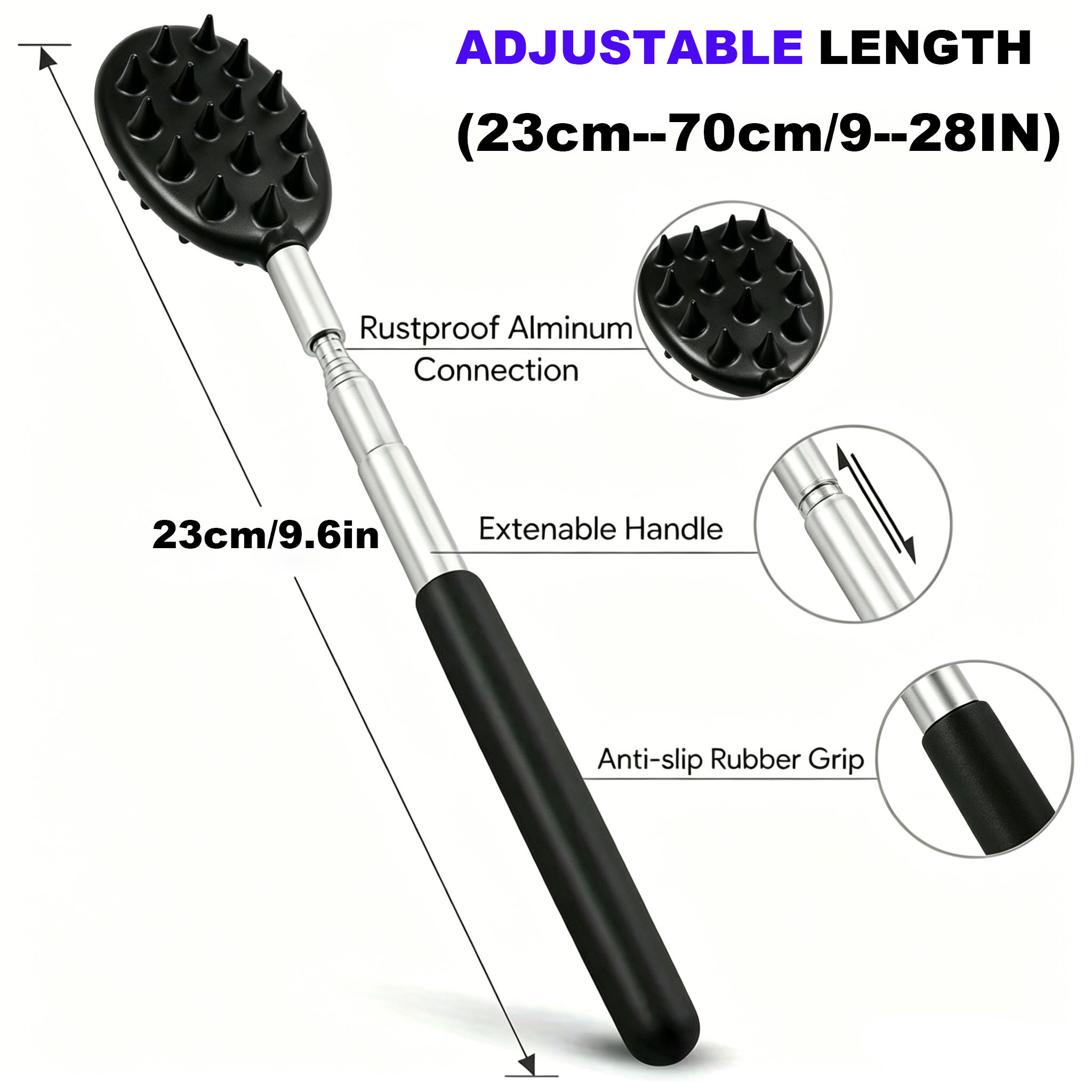 Upgraded 5-Section Cactus Back - đánh giá và giá Hair Scalp Massager