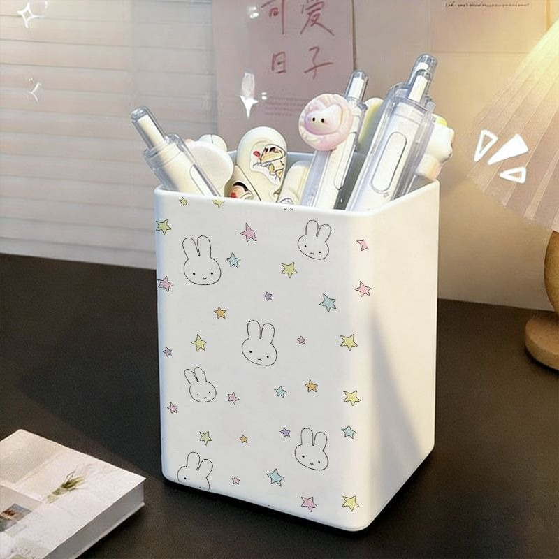 New Miffy Rabbit desktop pen h - đánh giá và giá Makeup Brush Set