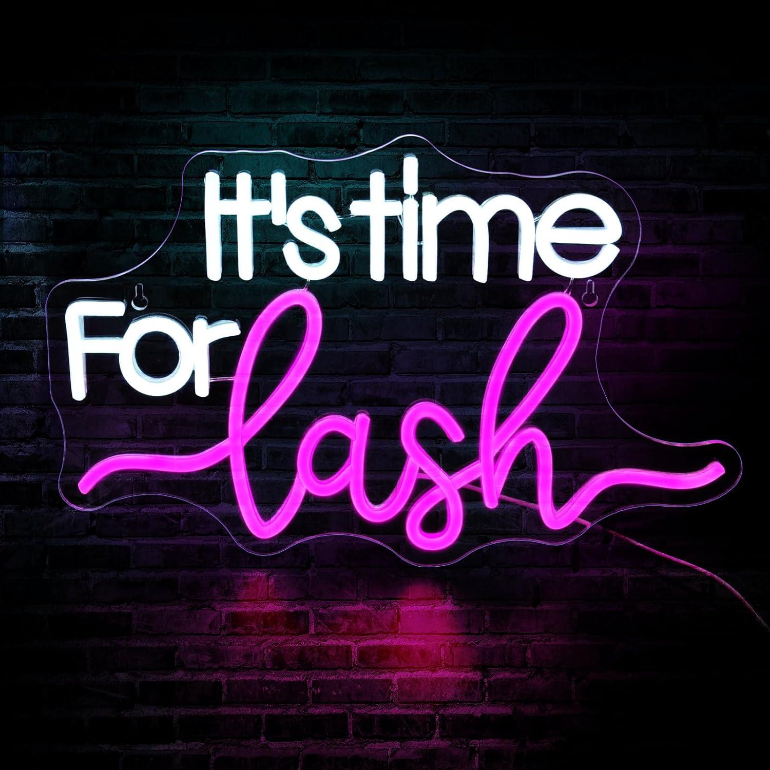 It's Time For Lash Neon Sign L - đánh giá và giá Beauty Makeup Bar