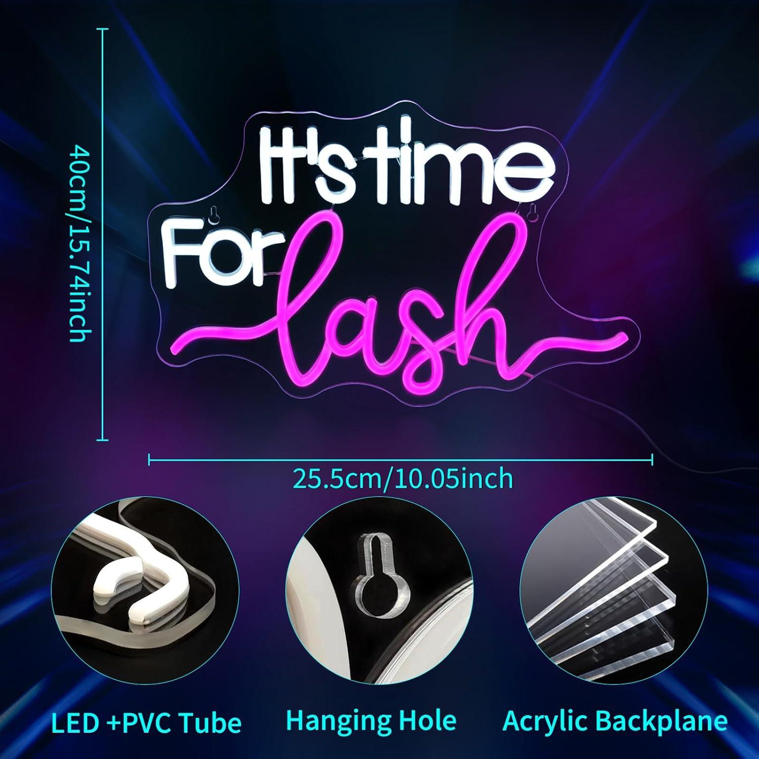 It's Time For Lash Neon Sign L - đánh giá và giá Beauty Makeup Bar