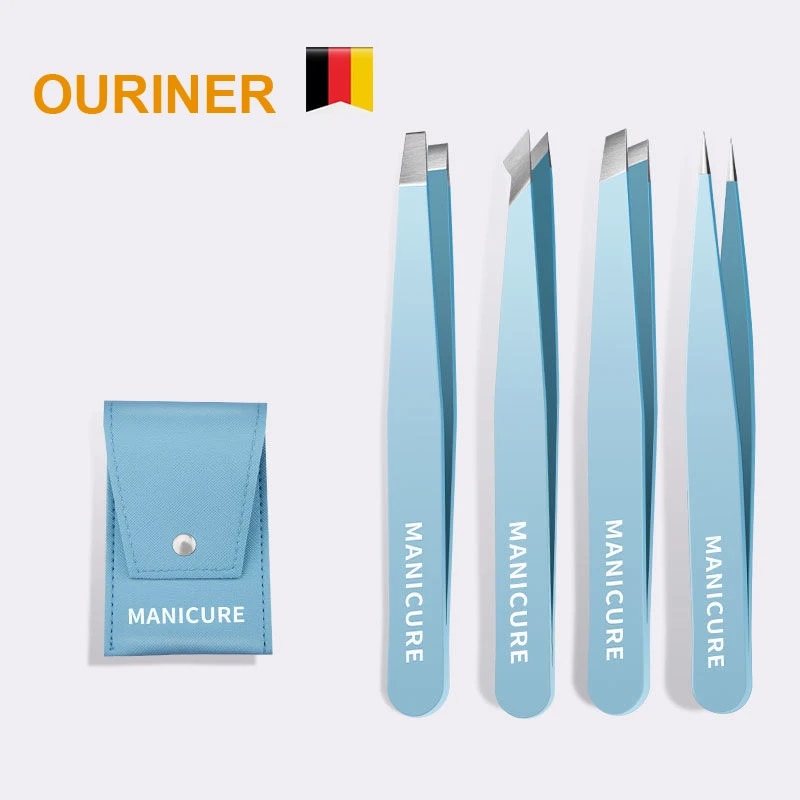 Eyebrow Tweezer Colorful Hair  - đánh giá và giá Beauty Makeup Remover