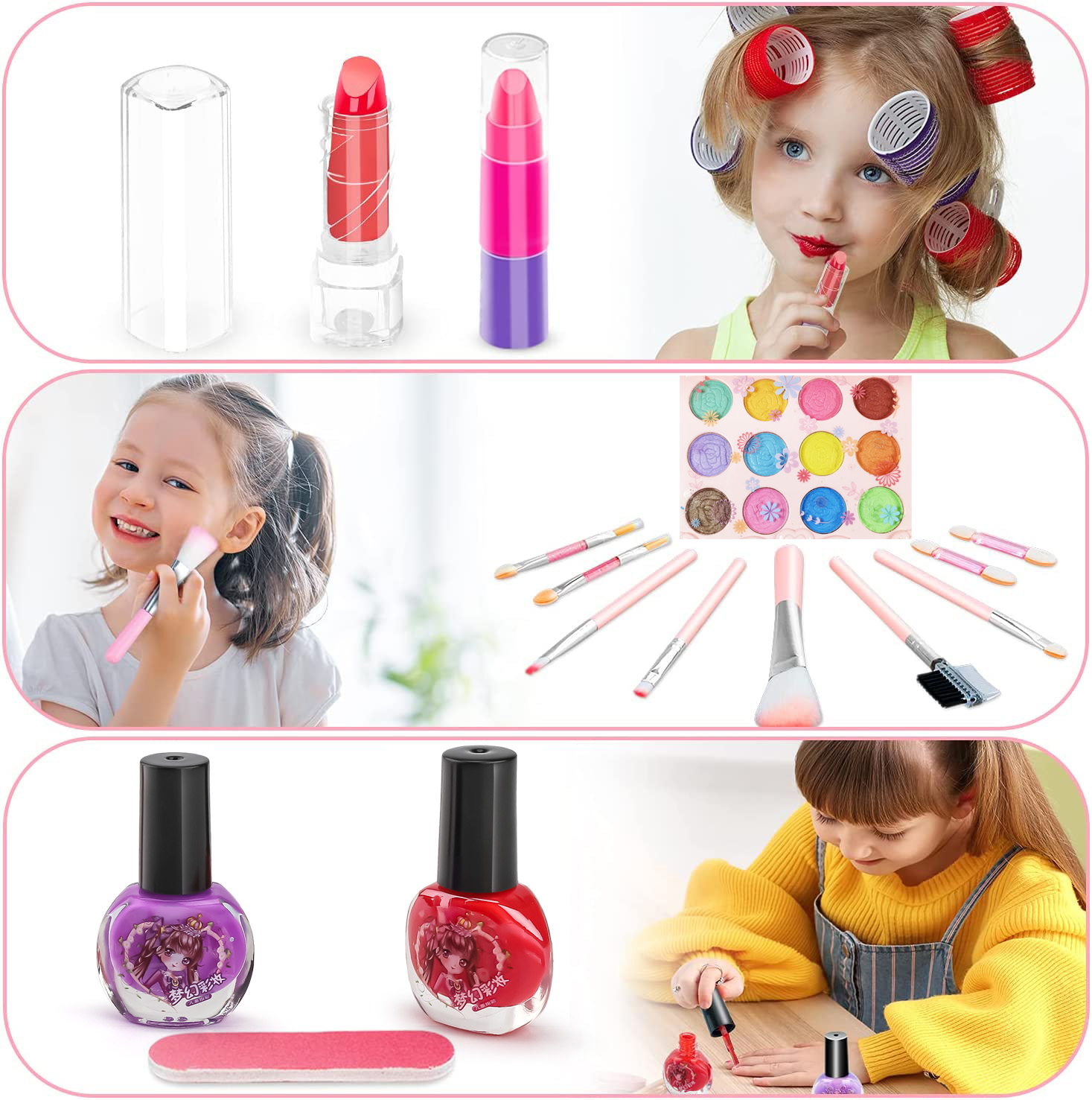 Kids Makeup Toy Kit for Girls, - đánh giá và giá Beauty Y Makeup
