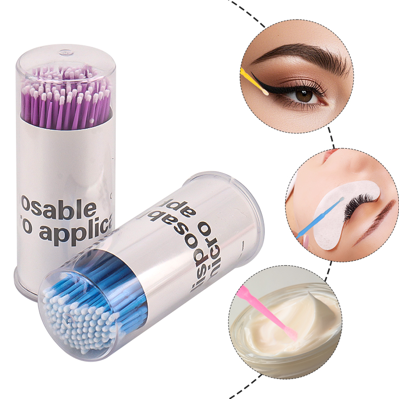 100pcs Disposable Eyelash Brus - đánh giá và giá Makeup Brush Set