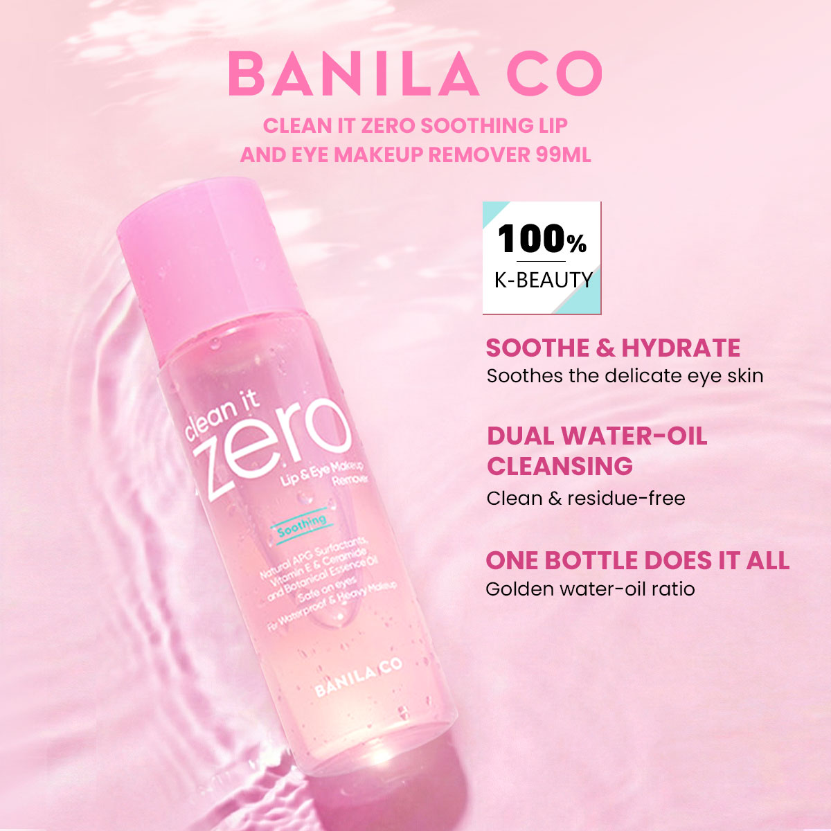 BANILA CO Clean it Zero Soothi - đánh giá và giá Beauty Makeup Remover