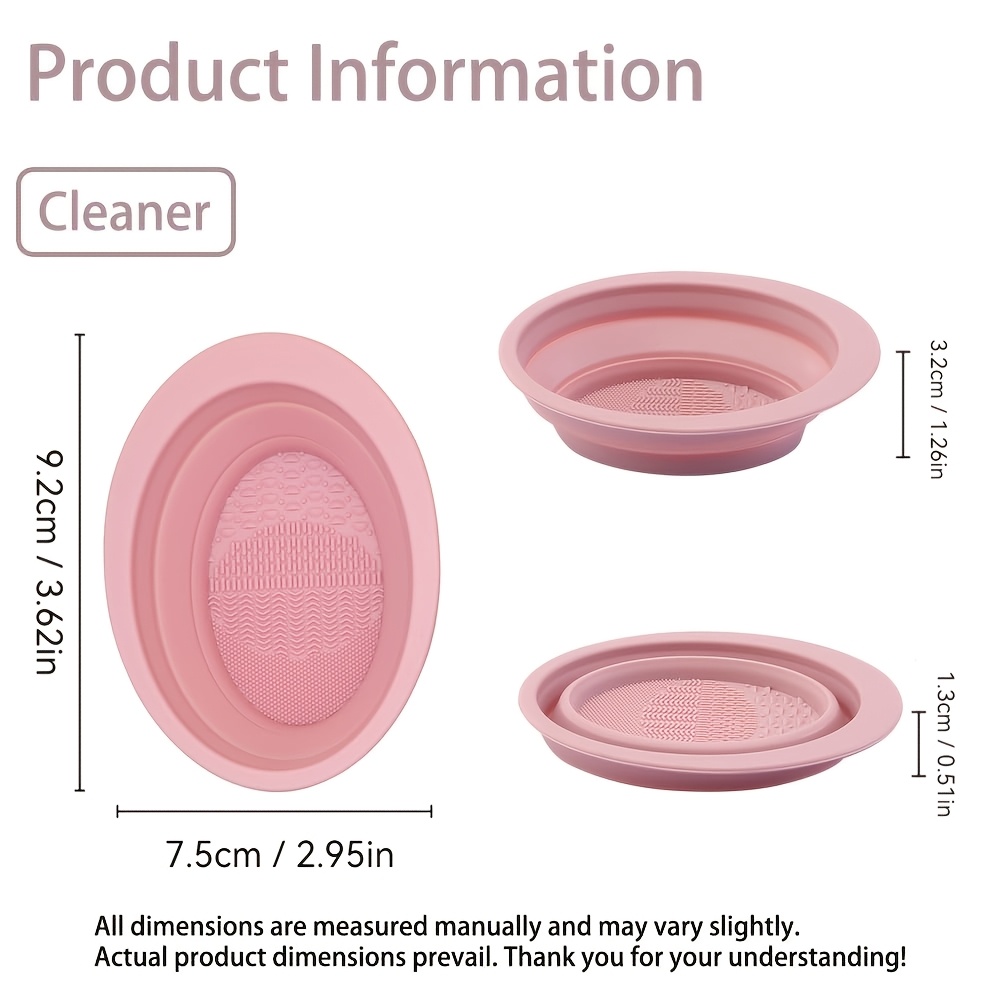 Foldable Silicone Makeup Brush - đánh giá và giá Makeup Brush Set