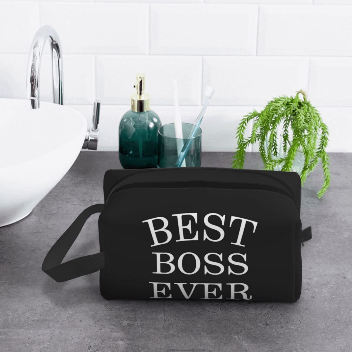 Lady Best Boss Ever Makeup Bag - đánh giá và giá Beauty Forever Makeup