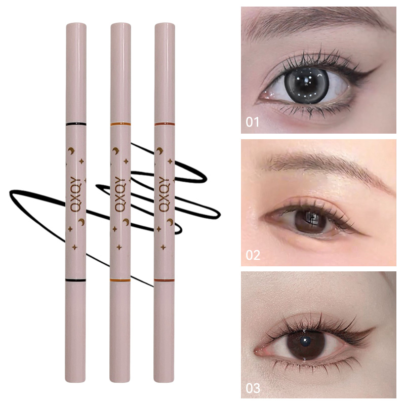 QXQY Double-head eyeliner, two - đánh giá và giá Makeup Brush Set