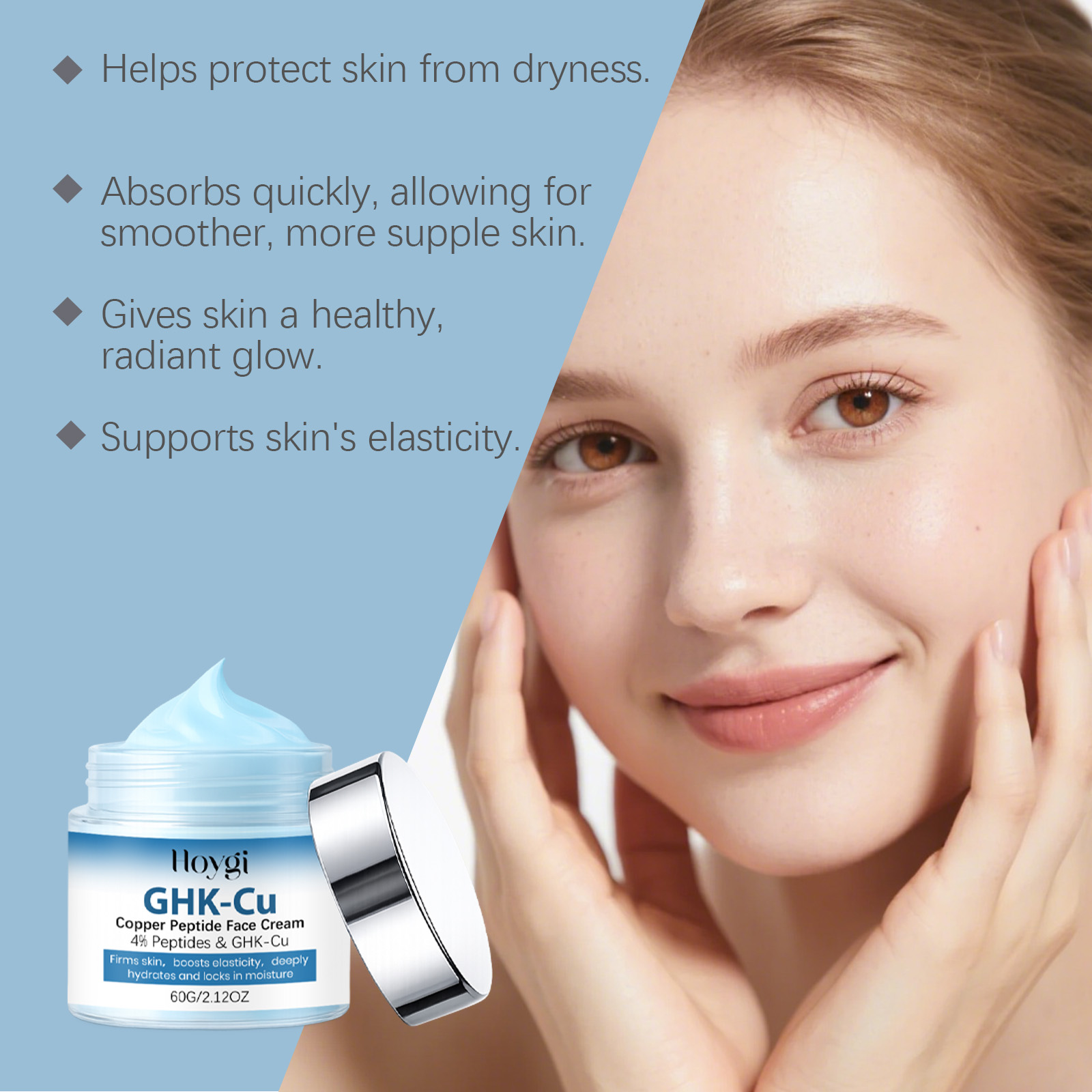 GHK-Cu Copper Peptide Skincare - đánh giá và giá Anti-Aging Face Cream