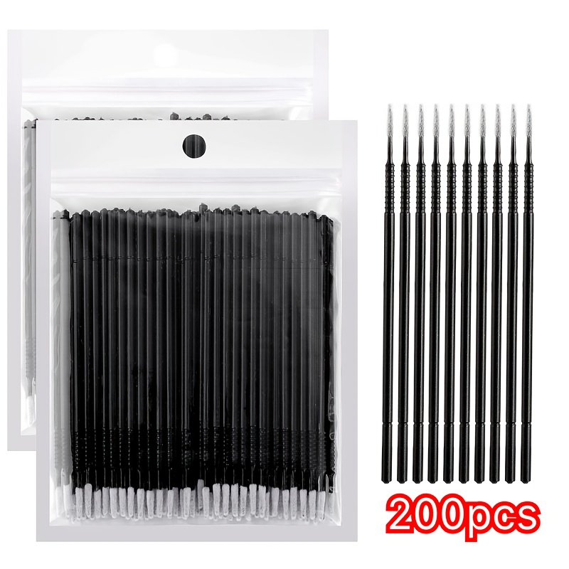 200pcs Eyelash Cleaning Brushe - đánh giá và giá Beauty Makeup Remover