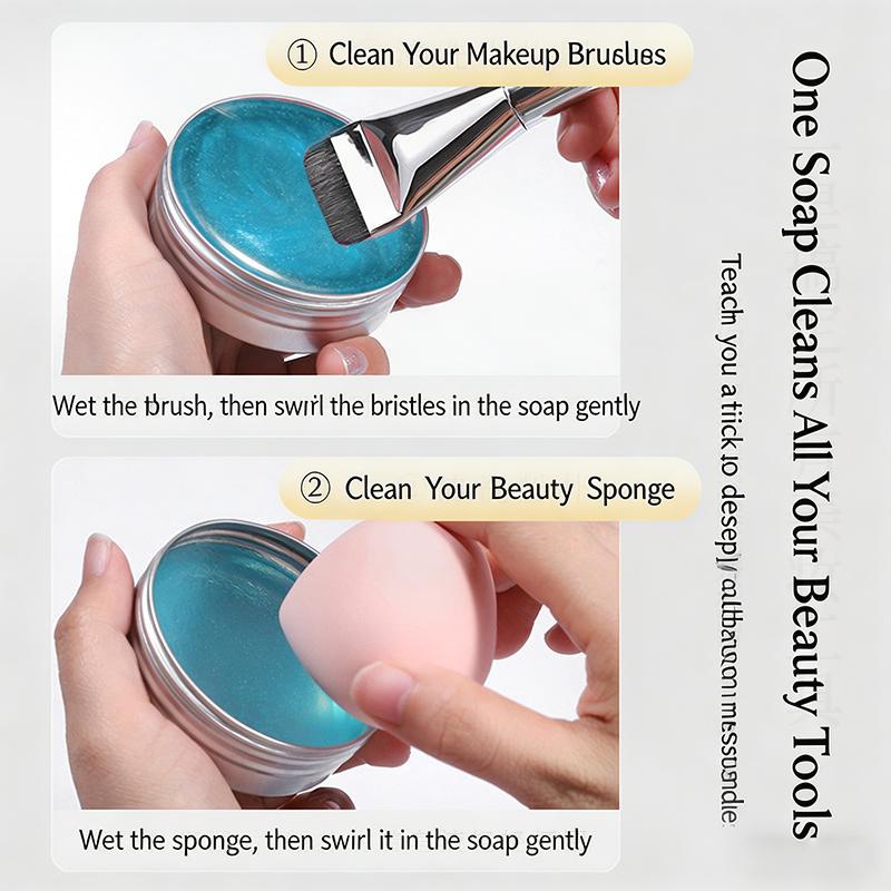 Powder Puff Makeup Brush Soap  - đánh giá và giá Beauty Makeup Bar