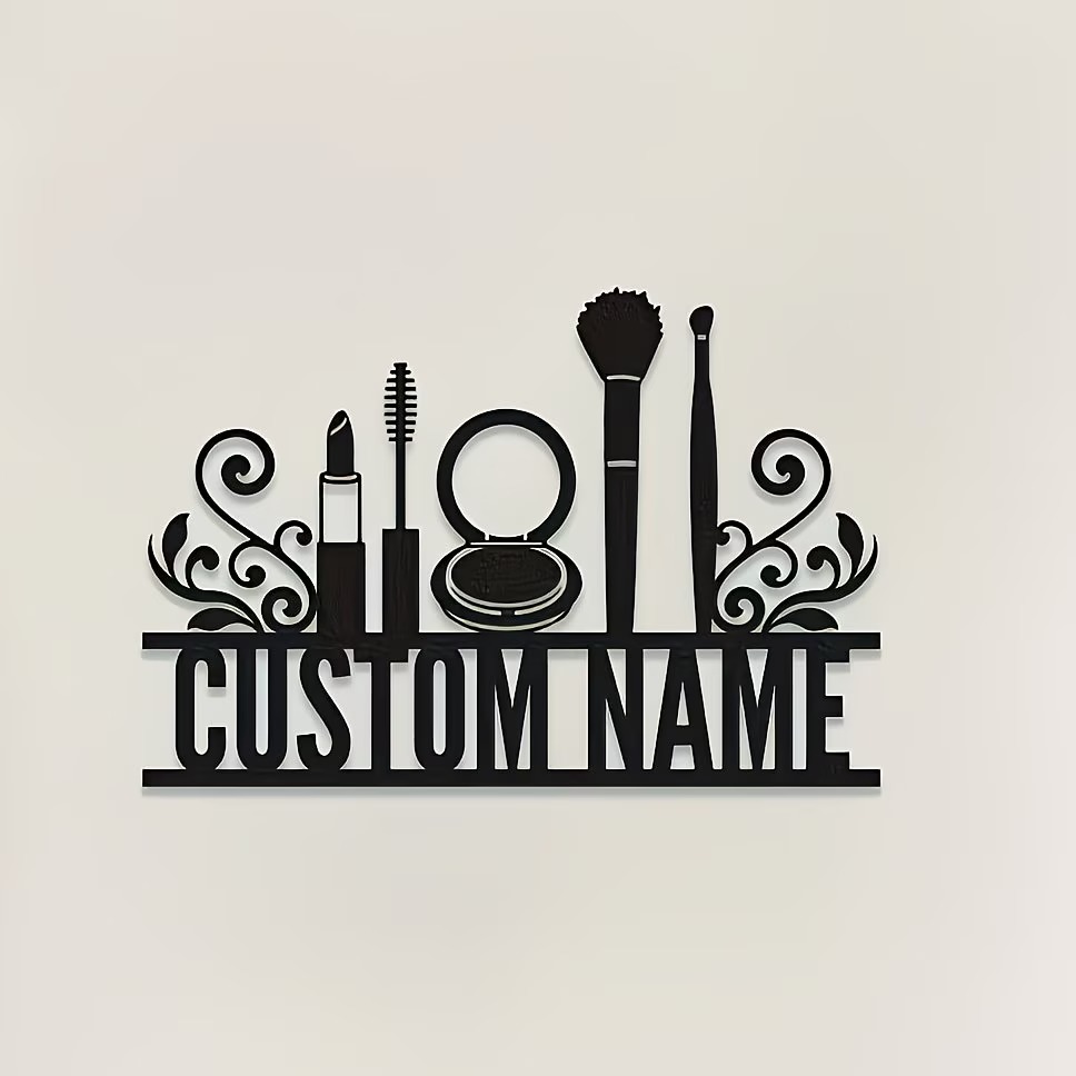 Personalized Metal Wall Decora - đánh giá và giá Beauty Makeup Names