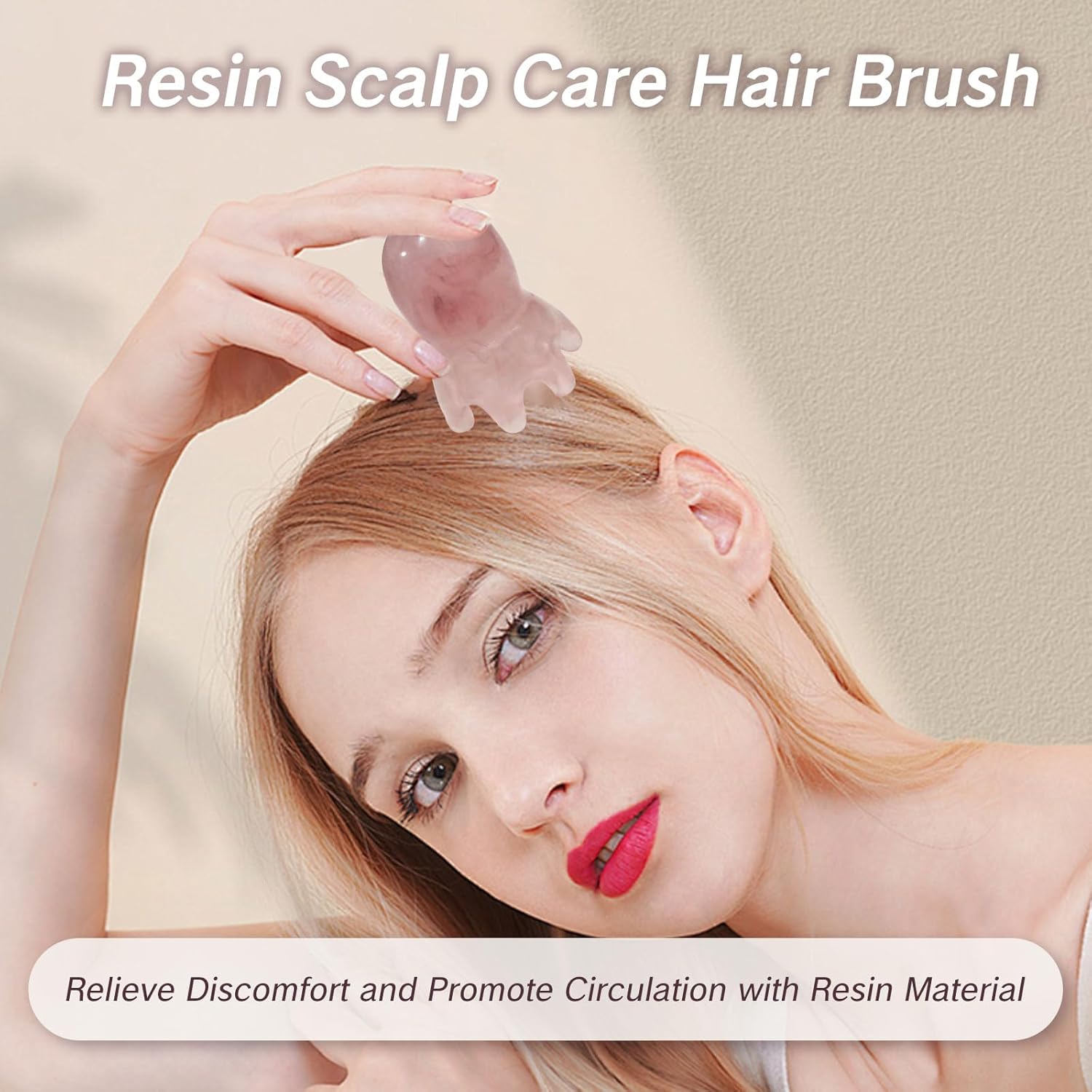 Head Massager Scalp Comb Resin - đánh giá và giá Hair Scalp Massager