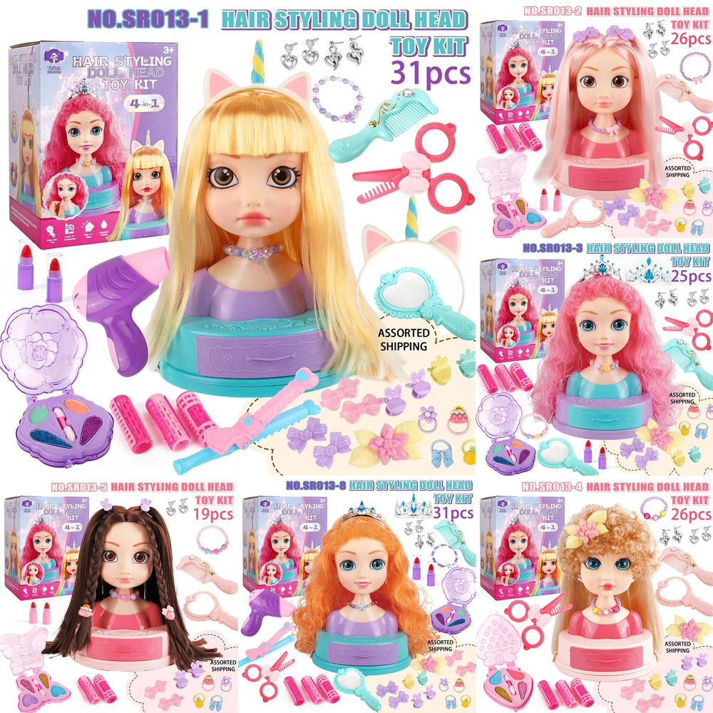 Hair Styling Doll Head Makeup  - đánh giá và giá Beauty Y Makeup