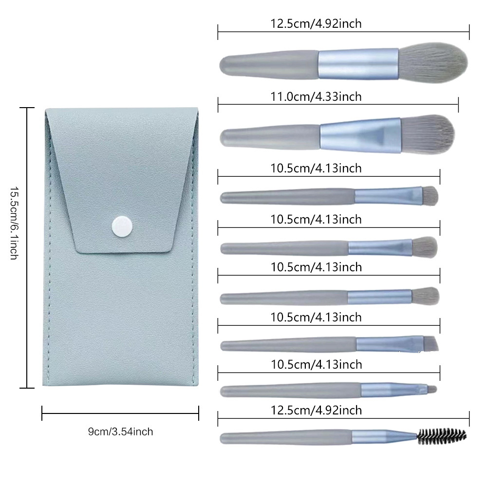 8pcs Makeup Brush Set with Sto - đánh giá và giá Beauty Makeup Names